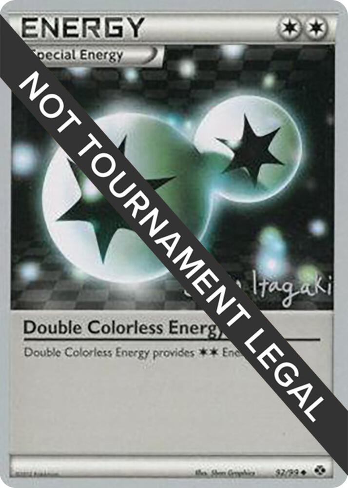Double Colorless Energy - 2012 (Shuto Itagaki) - 92/99 Uncommon World Championship Decks