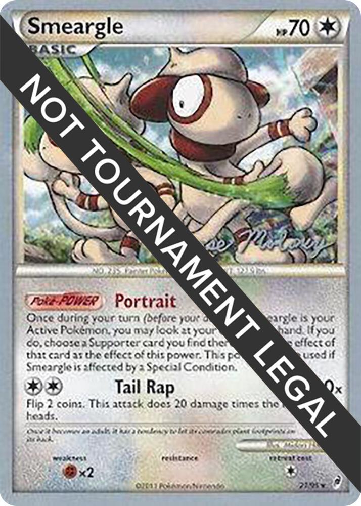 Smeargle - 2012 (Chase Moloney) 21/95 Rare World Championship Decks Pokémon card