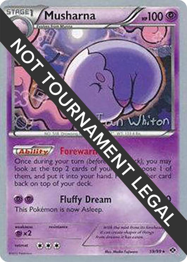 Musharna - 2013 (Ian Whiton) 59/99 Rare World Championship Decks Pokémon card