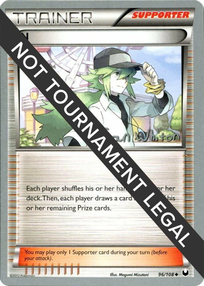 N - 2013 (Ian Whiton) 96/108 Uncommon World Championship Decks Pokémon card