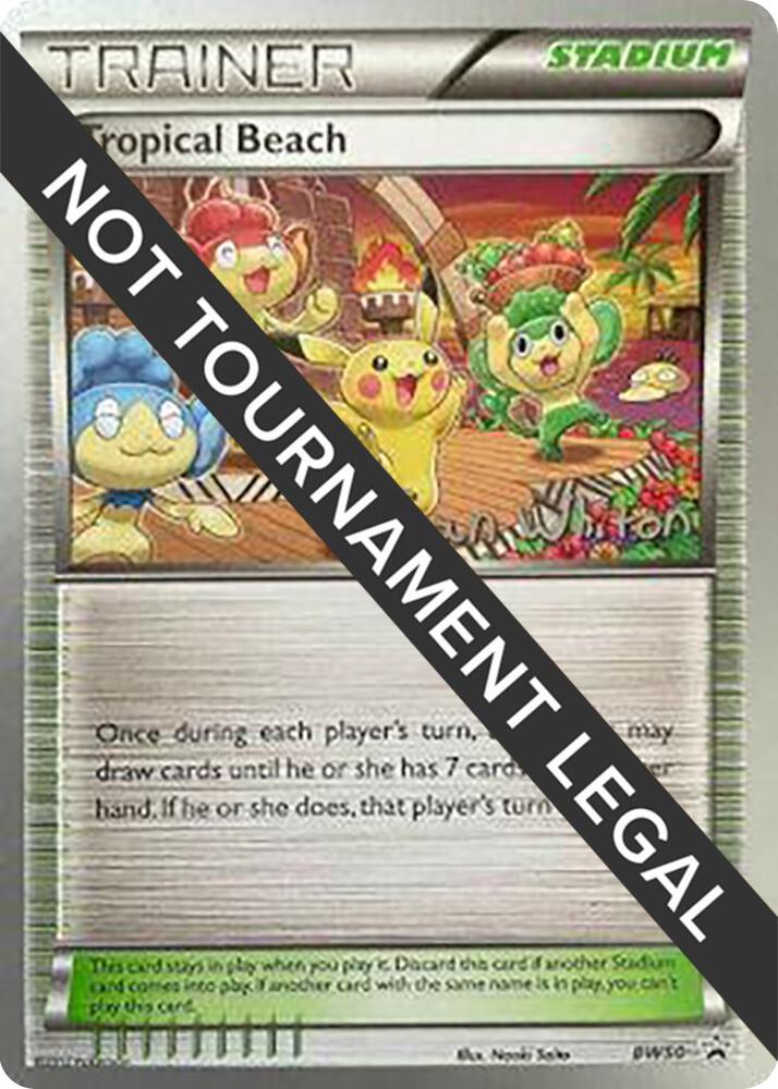 Tropical Beach - 2013 (Ian Whiton) BW50 Promo World Championship Decks Pokémon card