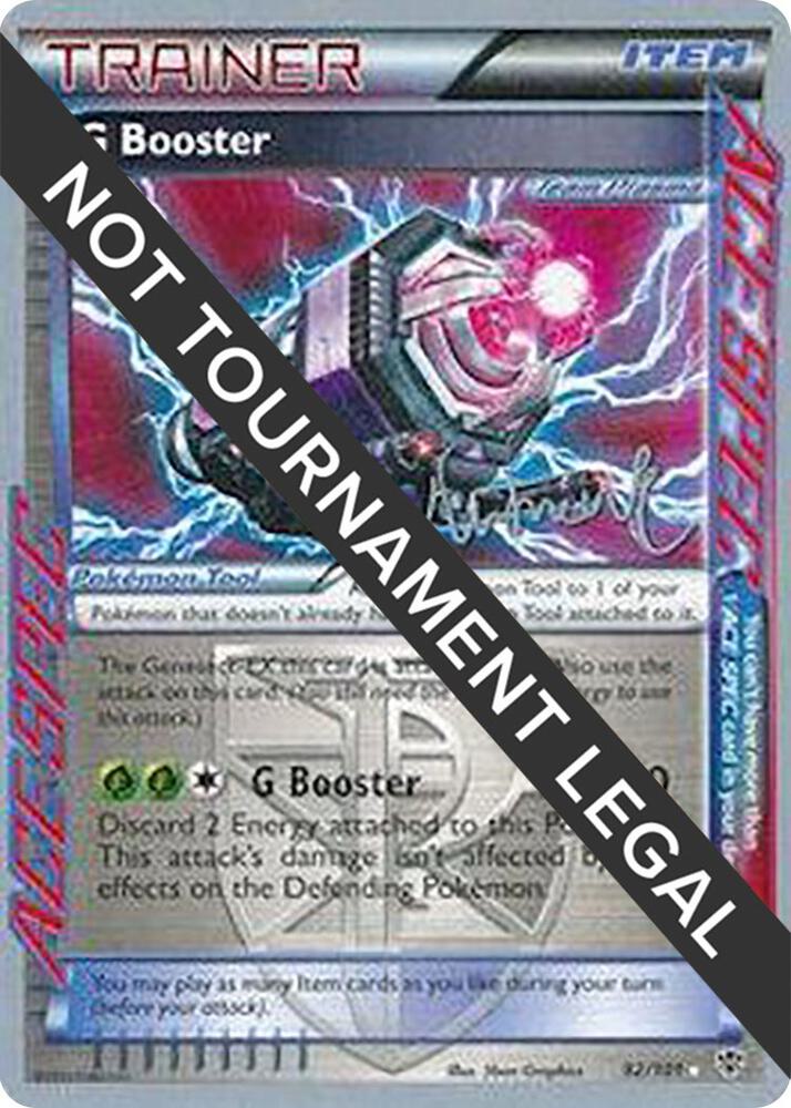G Booster - 2014 (Andrew Estrada) 92/101 Rare World Championship Decks Pokémon card