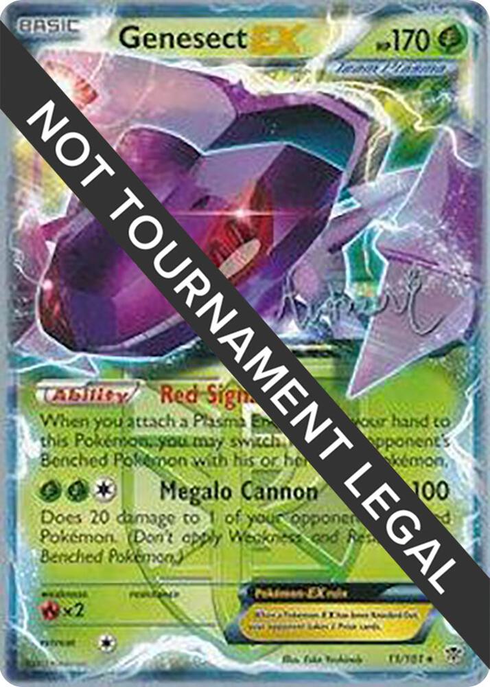 Genesect EX - 2014 (Andrew Estrada) - 11/101 Ultra Rare World Championship Decks