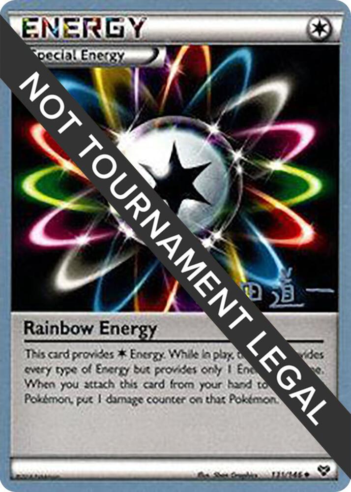 Rainbow Energy - 2014 (Michikazu Tsuda) 131/146 Uncommon World Championship Decks Pokémon card