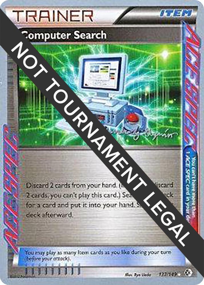 Computer Search - 2015 (Alejandro Ng-Guzman) 137/149 Rare World Championship Decks Pokémon card