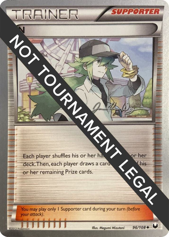 N - 2015 (Jacob Van Wagner) 96/108 Uncommon World Championship Decks Pokémon card