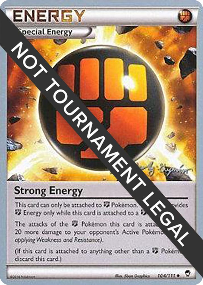 Strong Energy - 2015 (Alejandro Ng-Guzman) 104/111 Uncommon World Championship Decks Pokémon card