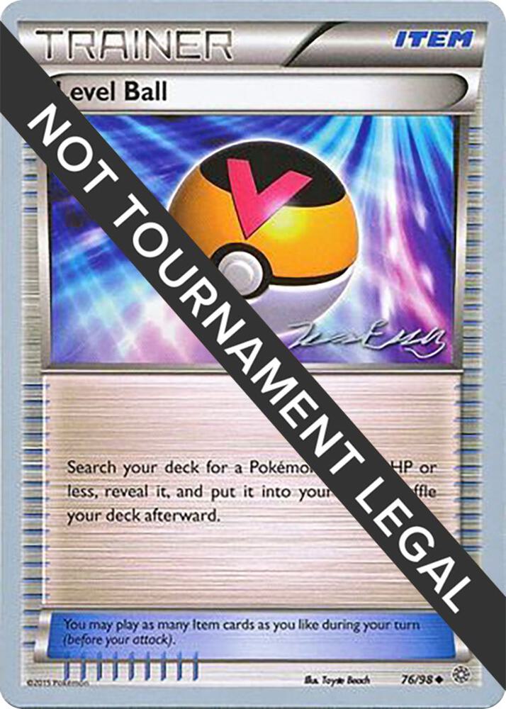 Level Ball - 2016 (Jesper Eriksen) 76/98 Uncommon World Championship Decks Pokémon card