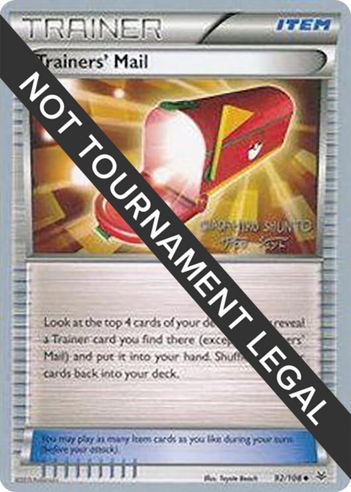 Trainers' Mail - 2016 (Shunto Sadahiro) - 92/108 Uncommon World Championship Decks