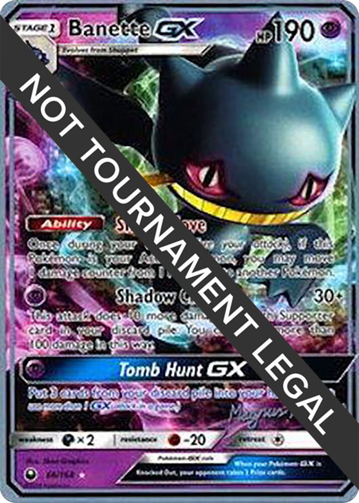 Banette GX - 2018 (Magnus Pedersen) 66/168 Ultra Rare World Championship Decks Pokémon card