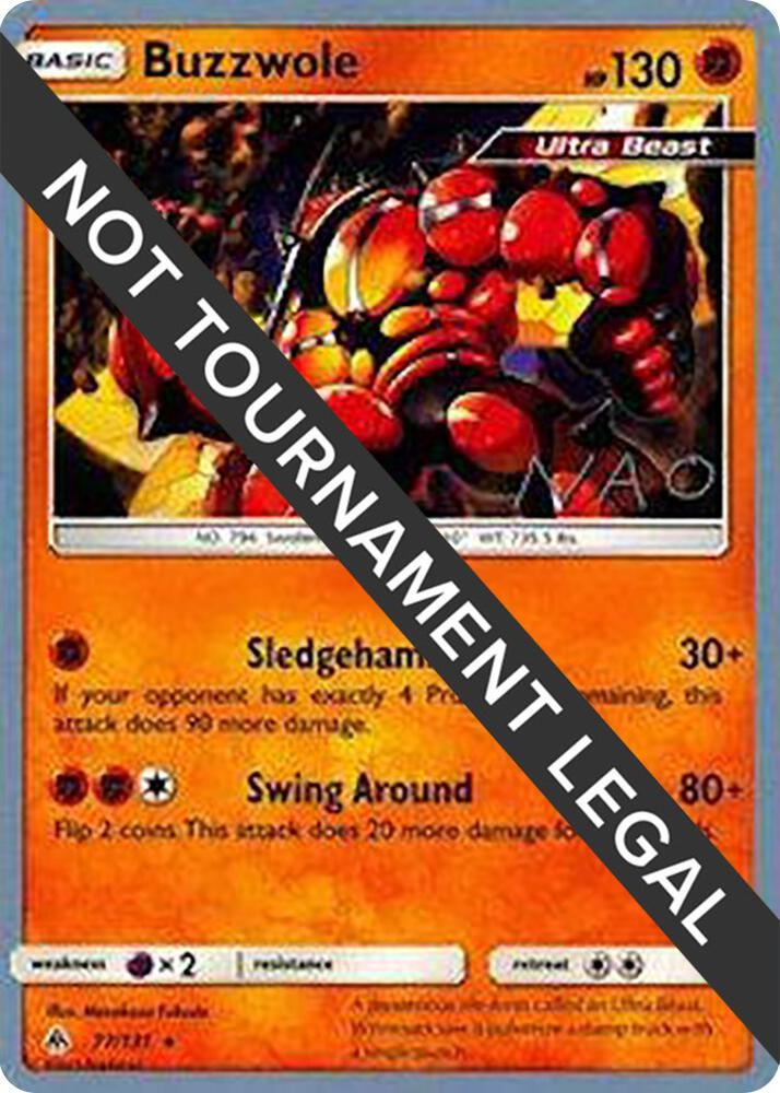 Buzzwole - 2018 (Naohito Inoue) 77/131 Rare World Championship Decks Pokémon card