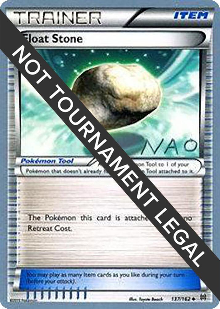Float Stone - 2018 (Naohito Inoue) 137/162 Uncommon World Championship Decks Pokémon card