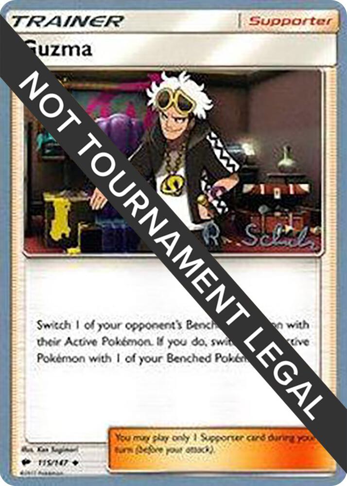 Guzma - 2018 (Robin Schulz) 115/147 Uncommon World Championship Decks Pokémon card