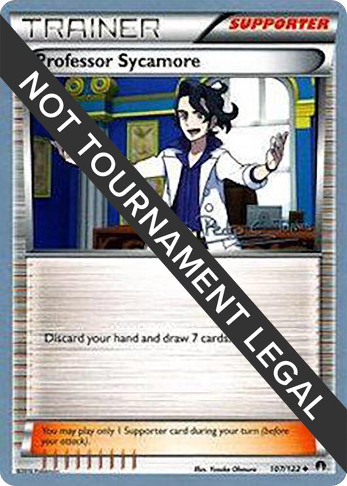 Professor Sycamore - 2018 (Pedro Eugenio Torres) 107/122 Uncommon World Championship Decks Pokémon card
