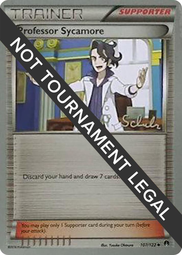 Professor Sycamore - 2018 (Robin Schulz) 107/122 Uncommon World Championship Decks Pokémon card