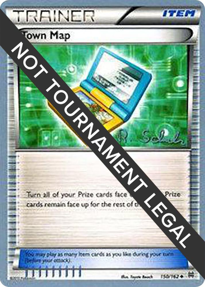 Town Map - 2018 (Robin Schulz) - 150/162 Uncommon World Championship Decks