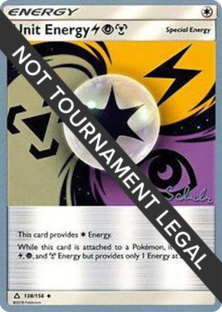 Unit Energy LPM - 2018 (Robin Schulz) 138/156 Uncommon World Championship Decks Pokémon card