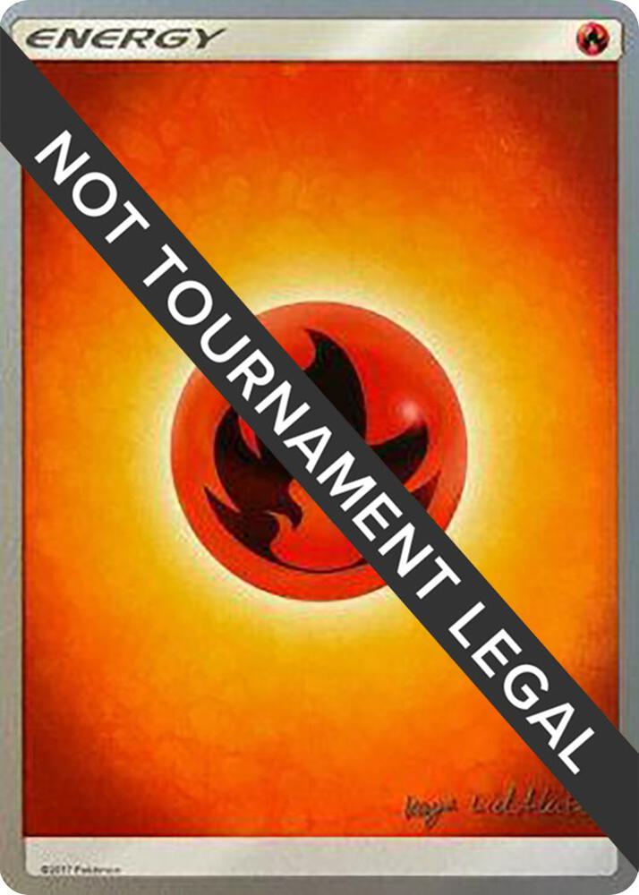 Fire Energy - 2019 (Kaya Lichtleitner) Common World Championship Decks Pokémon card