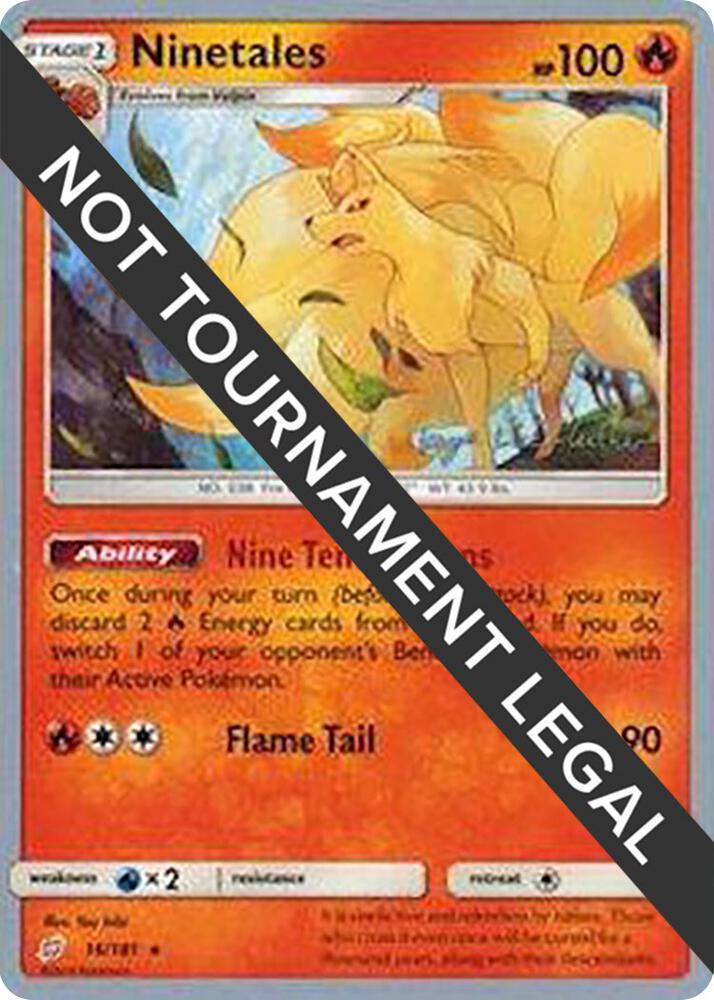 Ninetales - 2019 (Kaya Lichtleitner) 16/181 Rare World Championship Decks Pokémon card