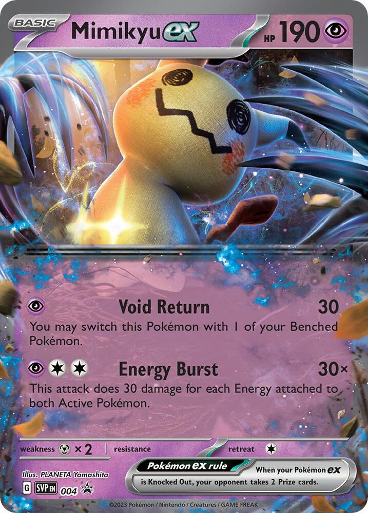 Mimikyu ex - 004 - 004 Promo SV: Scarlet & Violet Promo Cards