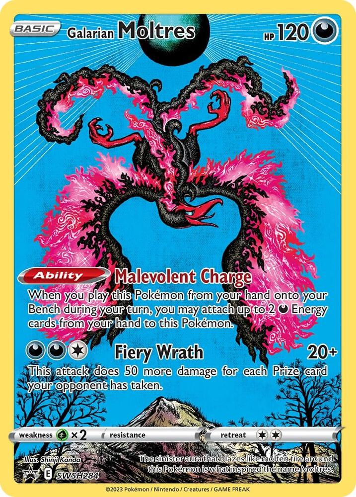 Galarian Moltres - SWSH284 SWSH284 Promo Sword & Shield Promo Cards Pokémon card
