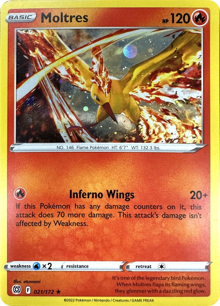 Moltres (Cosmos Holo) - 021/172 Promo Miscellaneous Cards & Products