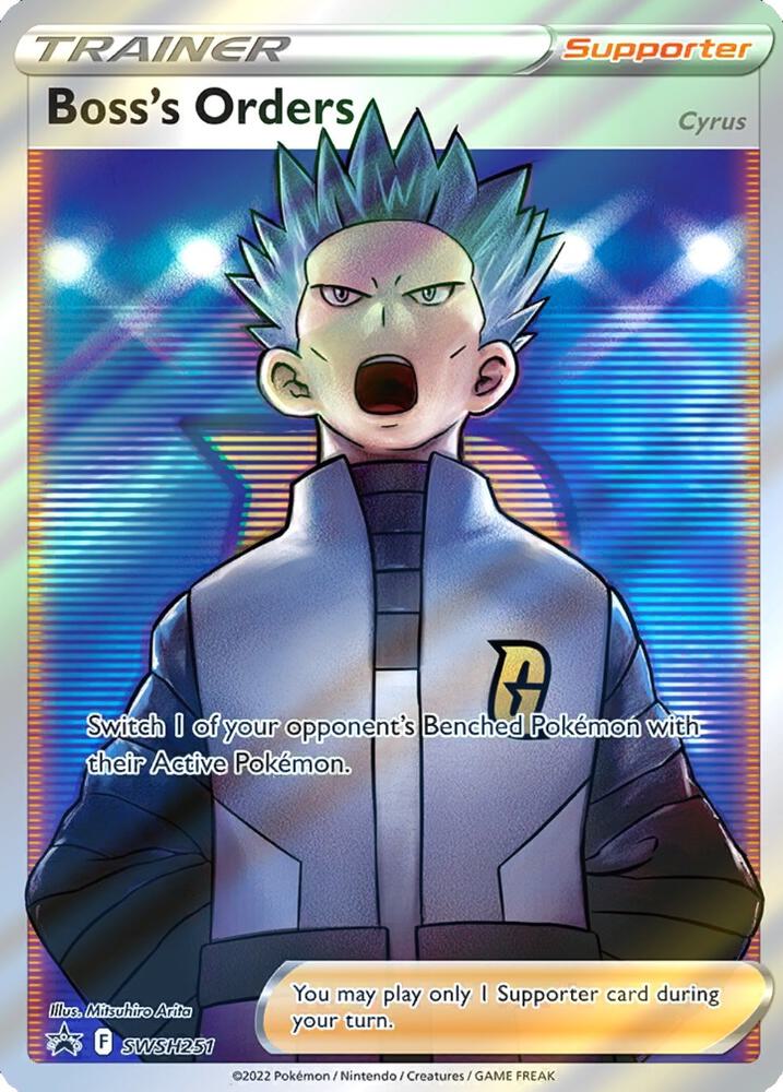 Boss's Orders (Full Art) SWSH251 Promo Sword & Shield Promo Cards Pokémon card