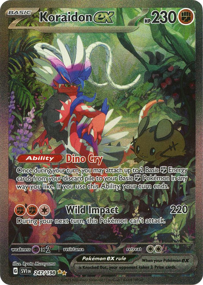 Koraidon ex - 247/198 Special Illustration Rare SV01: Scarlet & Violet Base Set
