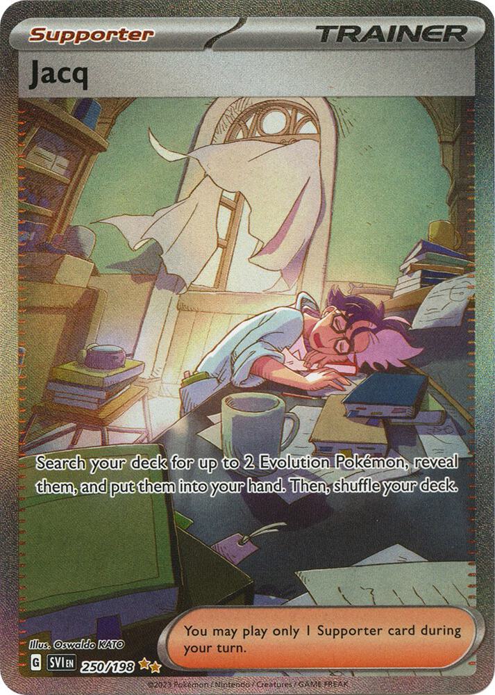 Jacq - 250/198 Special Illustration Rare SV01: Scarlet & Violet Base Set