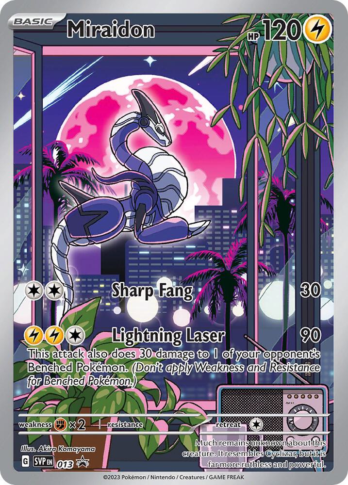 Miraidon - 013 - 013 Promo SV: Scarlet & Violet Promo Cards