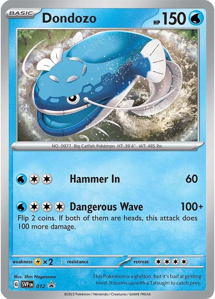 Dondozo - 012 - 012 Promo SV: Scarlet & Violet Promo Cards