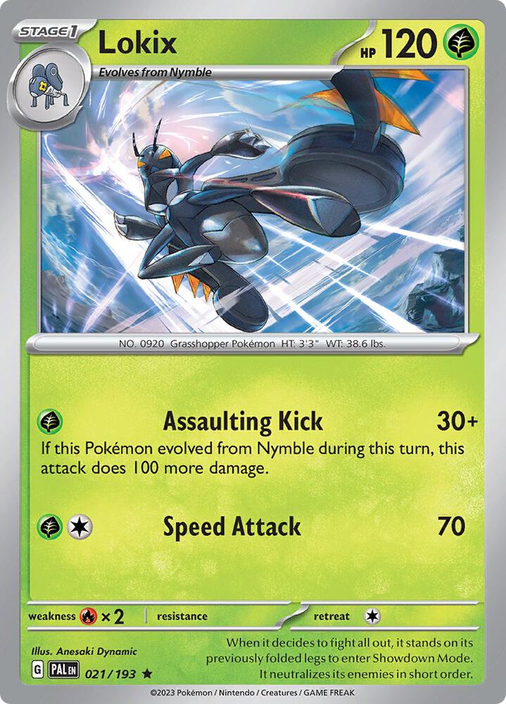 Lokix - 021/193 Rare SV02: Paldea Evolved