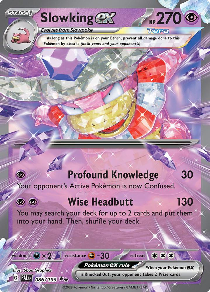 Slowking ex - 086/193 Double Rare SV02: Paldea Evolved