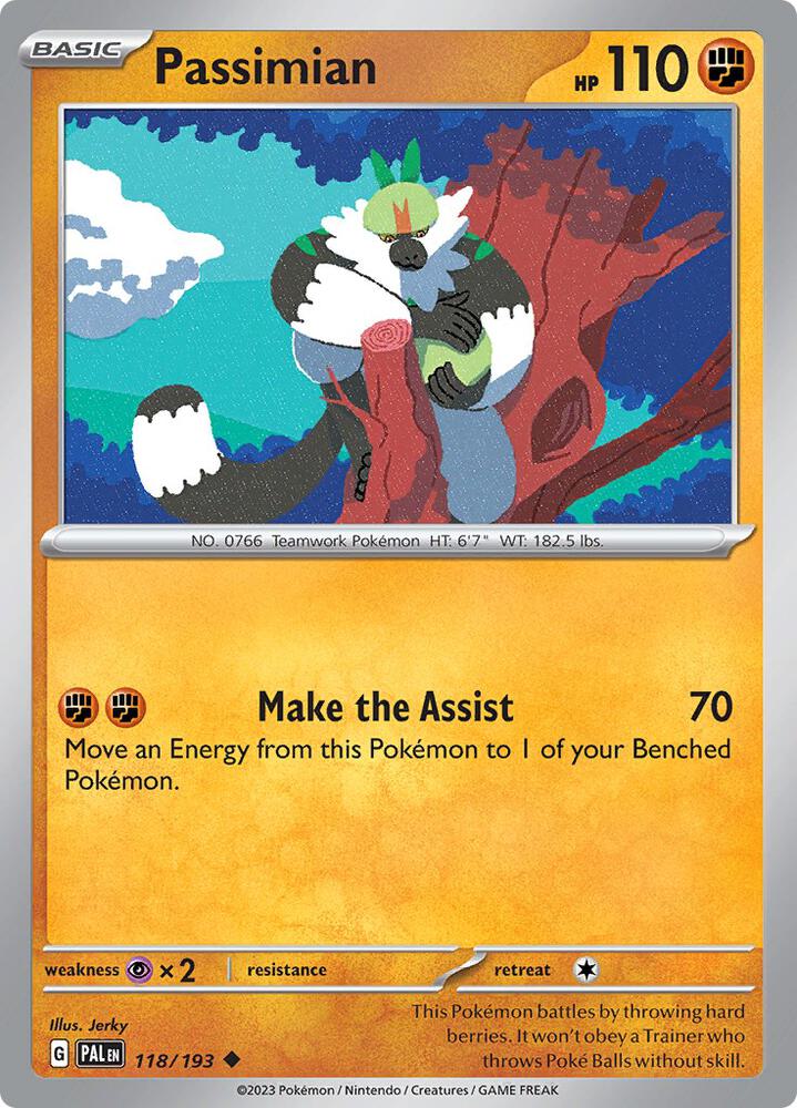 Passimian - 118/193 Uncommon SV02: Paldea Evolved