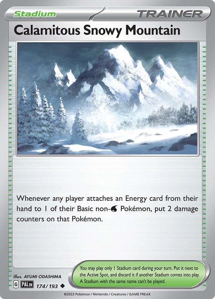 Calamitous Snowy Mountain - 174/193 Uncommon SV02: Paldea Evolved