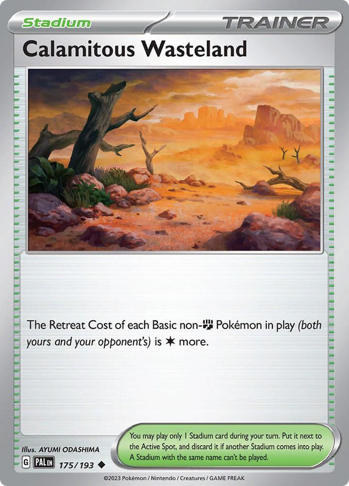 Calamitous Wasteland - 175/193 Uncommon SV02: Paldea Evolved
