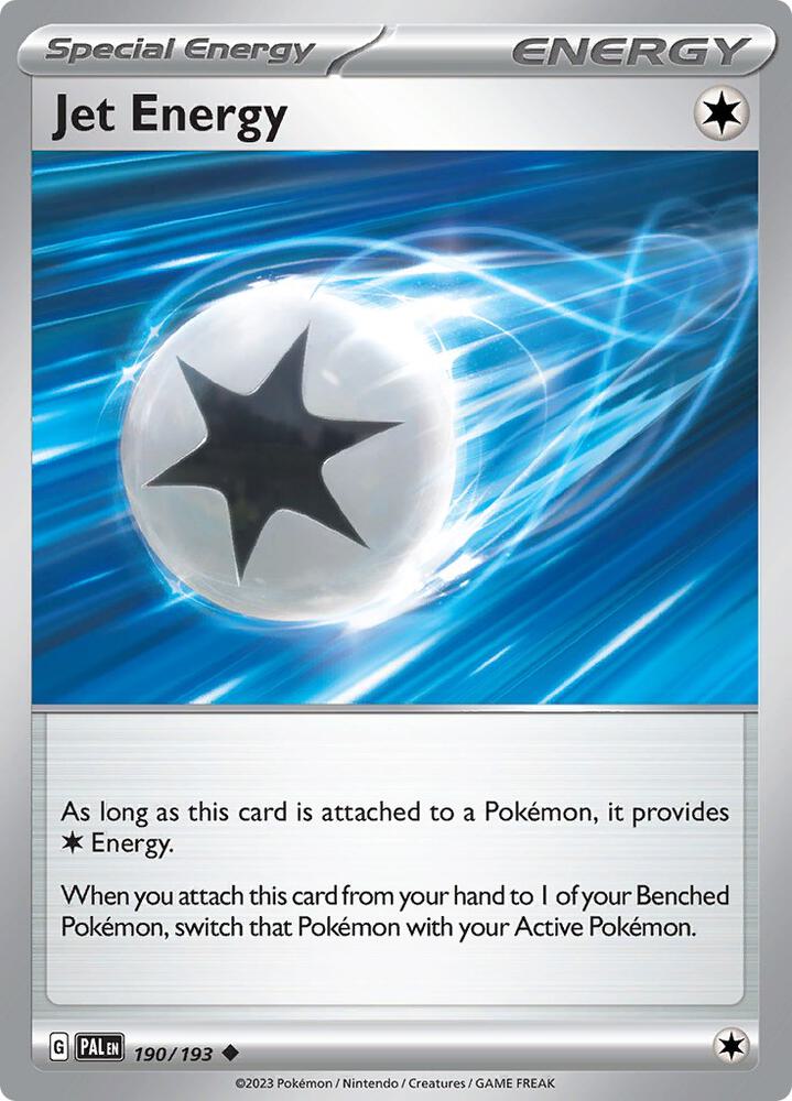 Jet Energy - 190/193 Uncommon SV02: Paldea Evolved