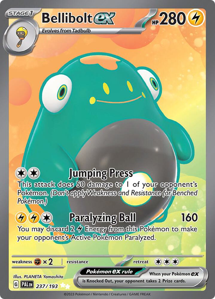 Bellibolt ex - 237/193 Ultra Rare SV02: Paldea Evolved