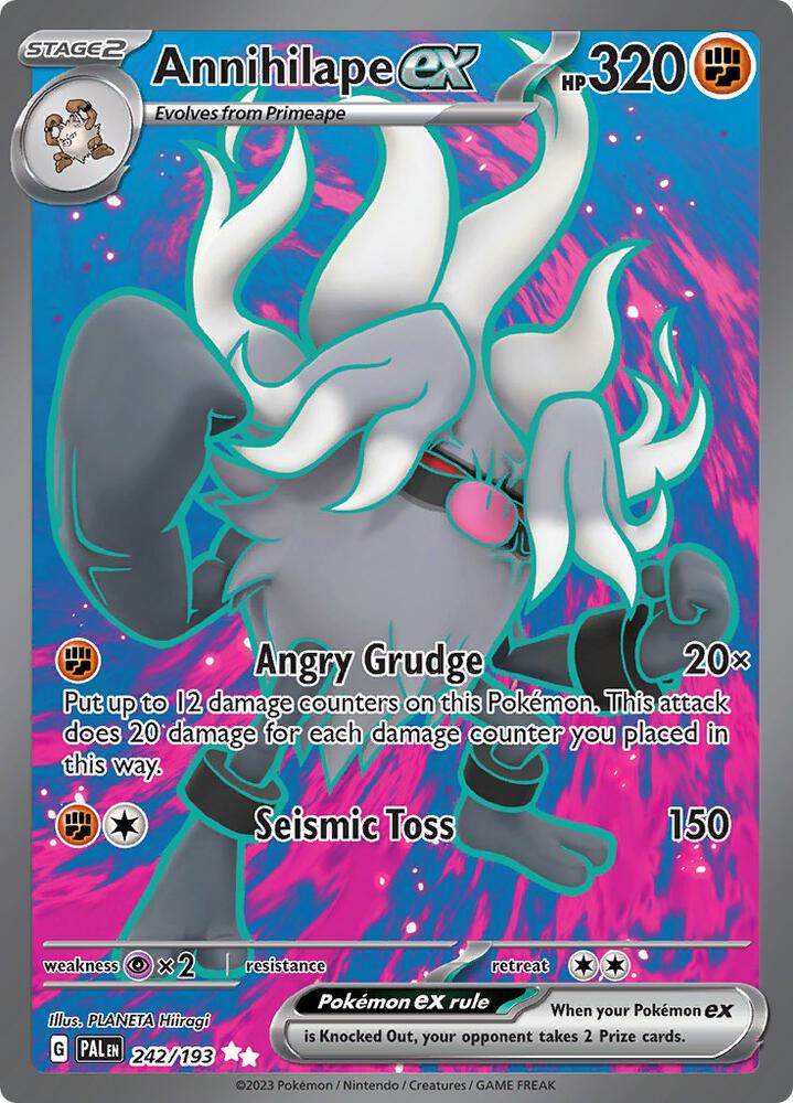 Annihilape ex - 242/193 Ultra Rare SV02: Paldea Evolved