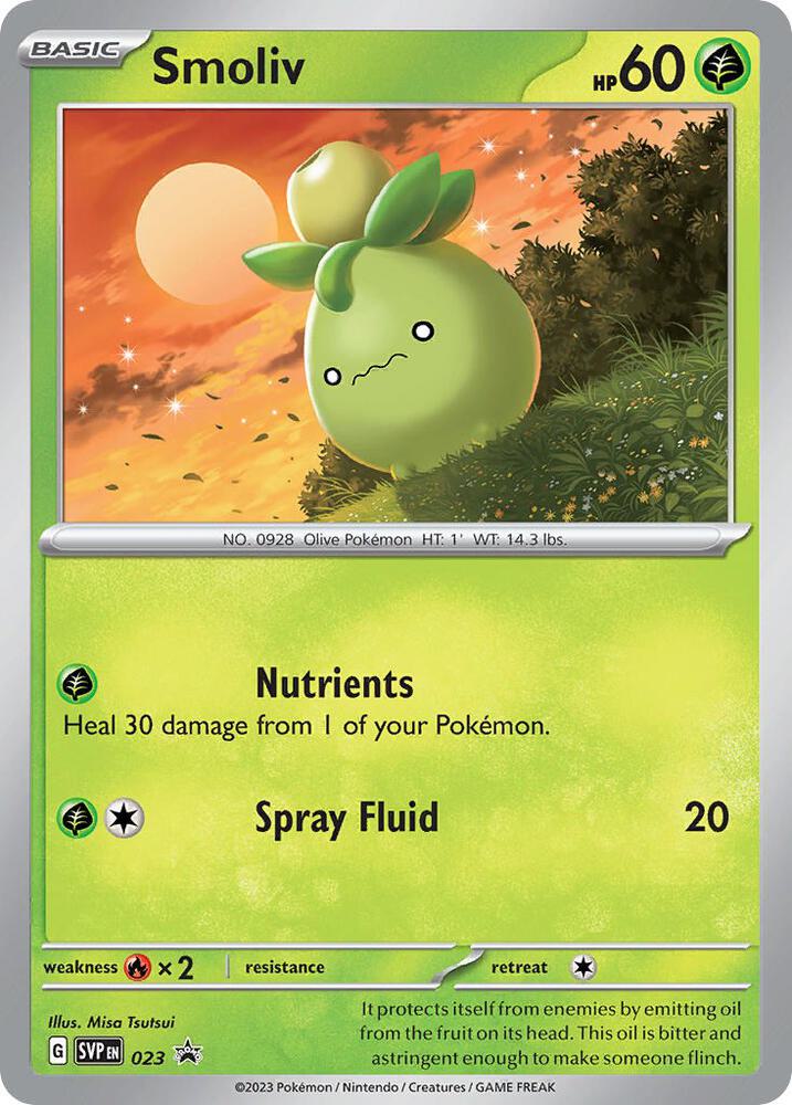 Smoliv - 023 - 023 Promo SV: Scarlet & Violet Promo Cards