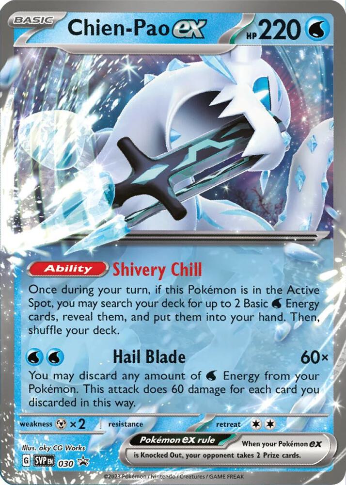 Chien-Pao ex - 030 - 030 Promo SV: Scarlet & Violet Promo Cards