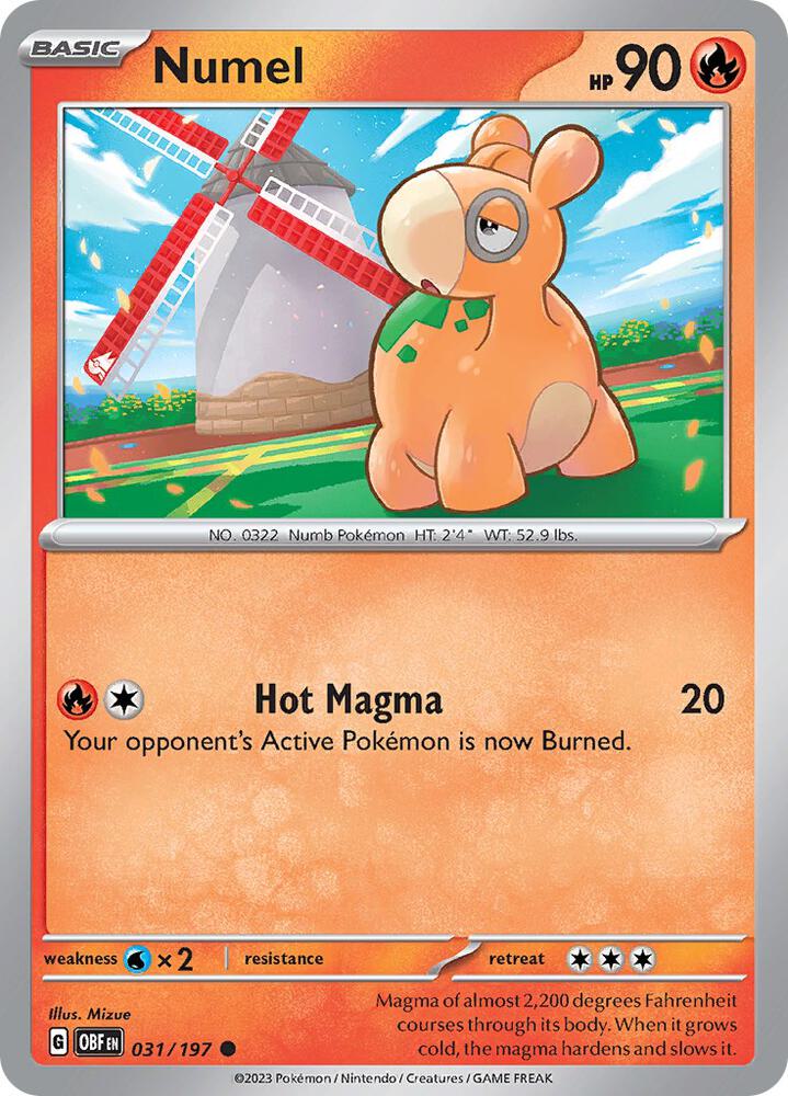 Numel - 031/197 Common SV03: Obsidian Flames