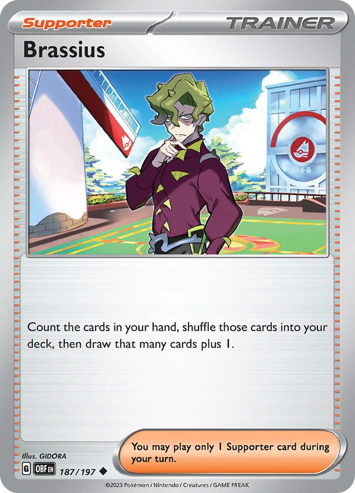 Brassius - 187/197 Uncommon SV03: Obsidian Flames