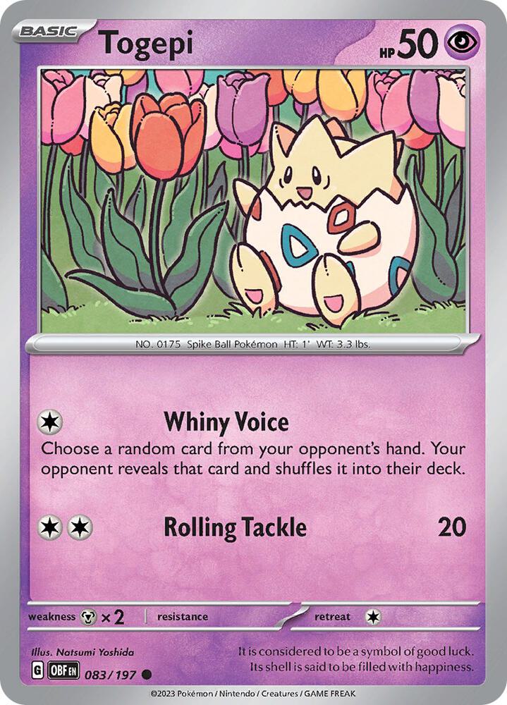 Togepi - 083/197 Common SV03: Obsidian Flames