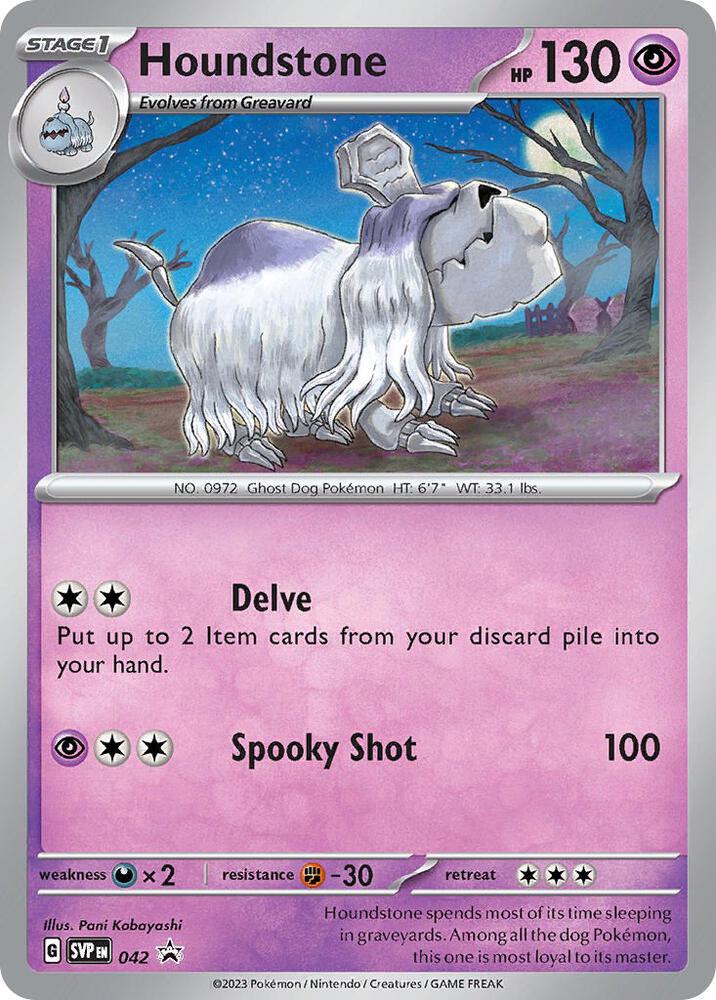 Houndstone - 042 - 042 Promo SV: Scarlet & Violet Promo Cards