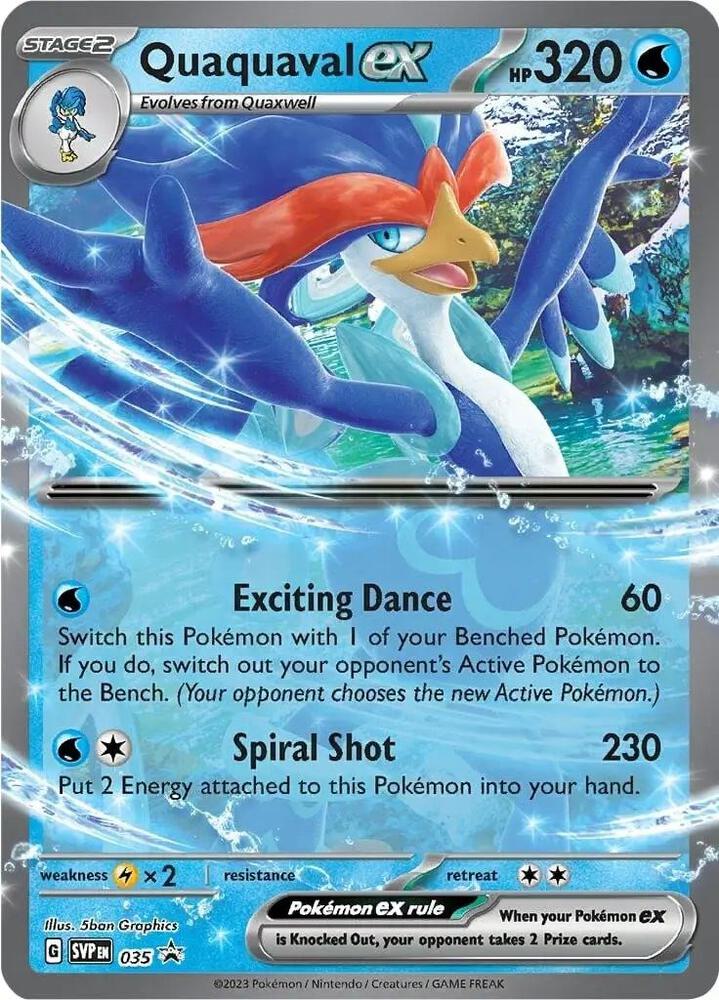Quaquaval ex - 035 - 035 Promo SV: Scarlet & Violet Promo Cards