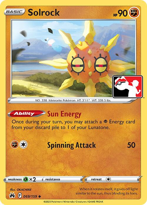 Solrock - 069/159 Uncommon Prize Pack Series Cards