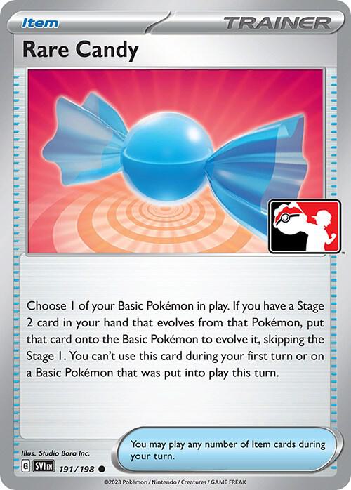 Rare Candy - 191/198 Common Prize Pack Series Cards