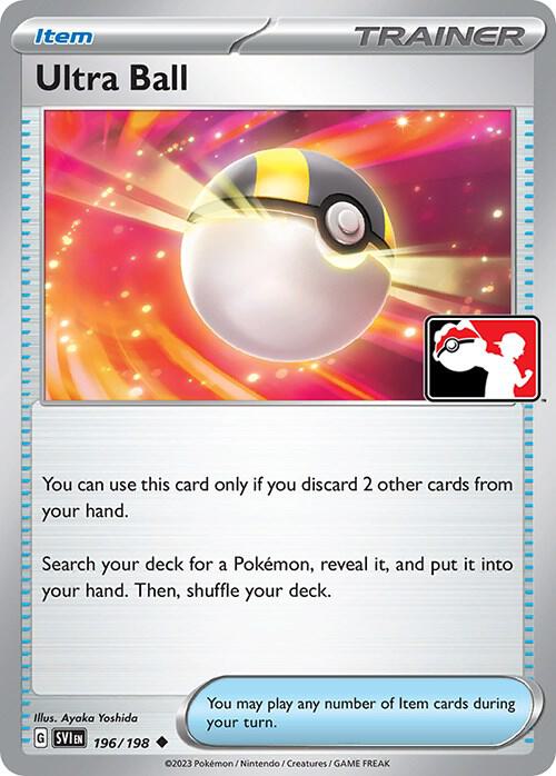 Ultra Ball - 196/198 Uncommon Prize Pack Series Cards