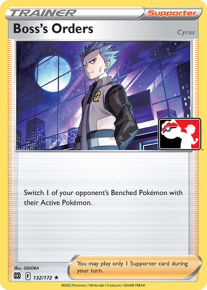 Boss's Orders - 132/172 Rare Prize Pack Series Cards